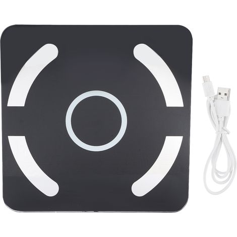 Balance électronique intelligente 0,5-180 kg, LED, Bluetooth, chargement USB, outil de mesure portable-AquaForge (1/5)