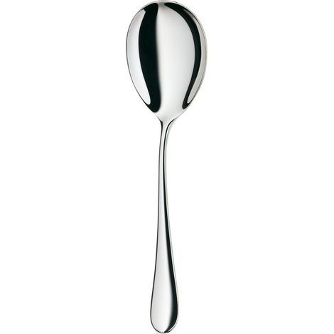 cuillère de service en acier inoxydable 23,4 cm, couverts de service, en acier inoxydable poli, résistant aux rayures, va au lave-vaisselle (1/4)