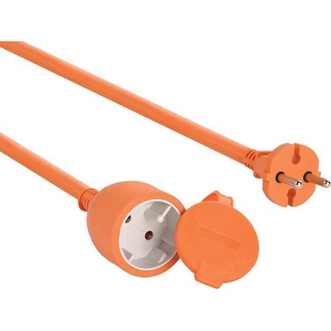 Rallonge - 25 M - 2G1 5 - H05VV F 2x1 5 Mm² - 16 A - 250 V - 3500 W - IP20