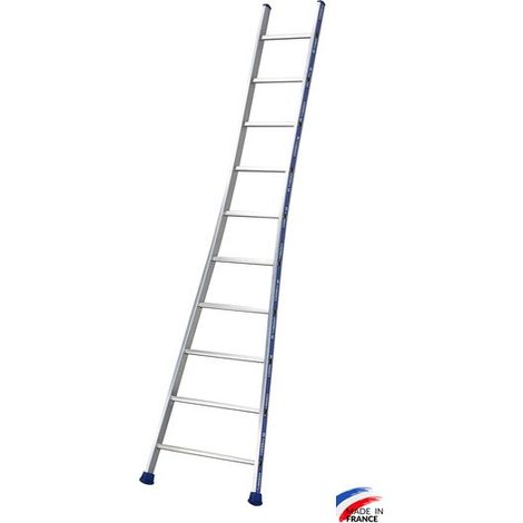 TUBESCA-Comabi - Échelle Simple Aluminium Base Évasée Platinium - Longueur de 2m à 5m - L 2,95 m (1/4)