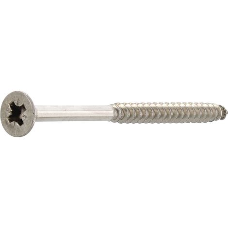 Spanplattenschraube Senkkopf 3.5x 30 Teilgewinde Pozidriv 2 Edelstahl A2