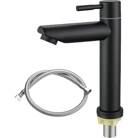 Robinet inox 304 polyvalent - Pour salle de bain/cuisine - Installation facile (1/5)