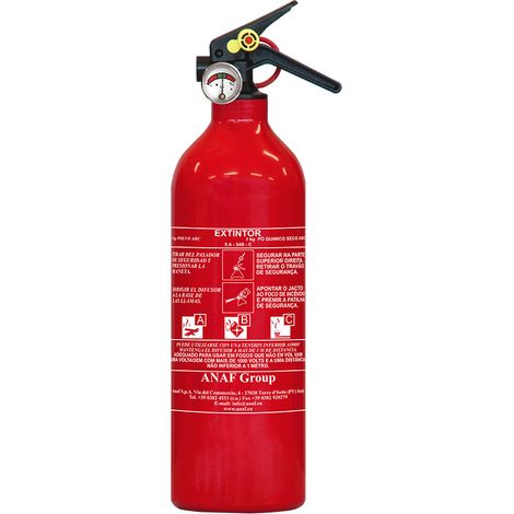 Extincteur Poudre 1kg Abc Protection Polyvalente Contre Les Feux A, B, C - Anaf Group
