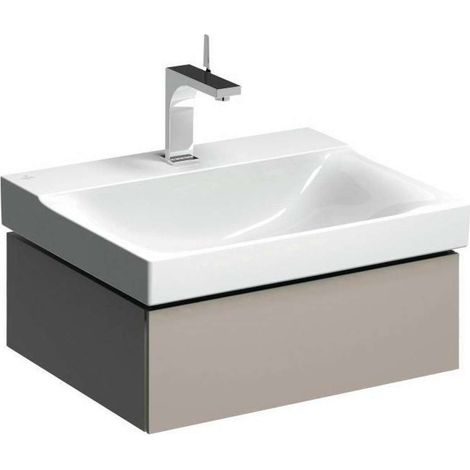 Geberit Xeno 2 mueble bajo lavabo 580x220x462mm, 1 cajón, (1/3)