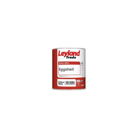 Leyland Trade Oil Based Eggshell Paint - Brilliant White - 750ml