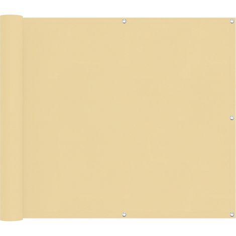 Balkonsichtschutz Sand 100 x 300 cm Oxford-Stoff vidaXL