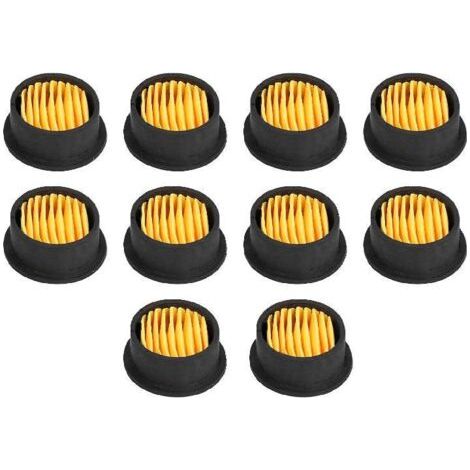 10 éléments filtrants de rechange pour compresseurs d'air, 58 mm x 24 mm, pièces de rechange internes pour compresseurs d'air, éléments filtrants pour compresseurs à piston (1/4)