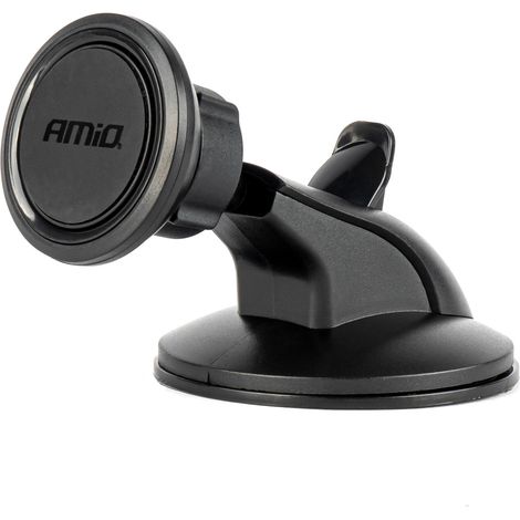Supporto magnetico per telefono da auto per parabrezza con ventosa 360° amio-04142 (1/5)