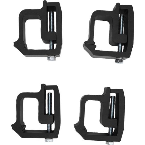 Pince de Support d'échelle pour Camion, Remplacement en Métal Robuste pour 1500 2500 3500 pour Dakota pour Raider pour Titan, avec Fixation Sécurisée (BLACK) (1/4)