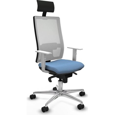 Piqueras-y-crespo Horna Silla de oficina blanca confortable (1/3)