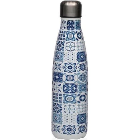 VERSA botella acero inoxidable azurita , Botella de acero inoxidable Azurita, un accesorio práctico y elegante que combina funcionalidad y estilo mediterráneo para el día a día. Id