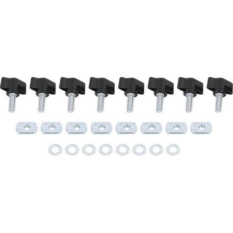 Kit de fixation rapide pour toit rigide avec écrou à vis pour Jeep Wrangler YJ TJ JK M8 25 mm 9516