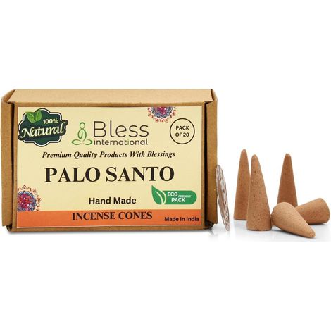 Räucherkegel Palo Santo Handgedippt Bio Palo Santo Pack Of 20 Cones (1/5)