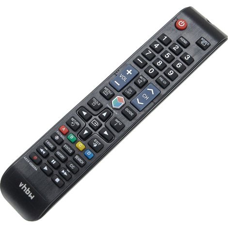 vhbw Remote Control compatible with Samsung F6700, F6800, PS51F5500AW Home Cinema, Blu-Ray, Hi-Fi System - Multi-Function Remote (1/2)