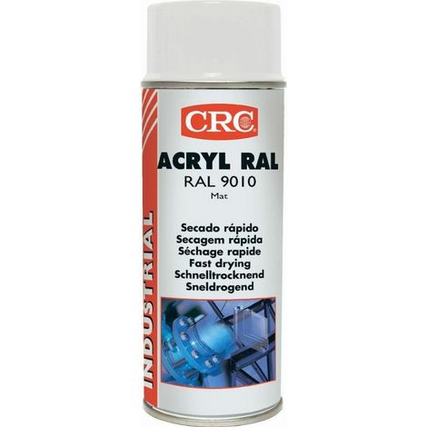 6 Vernici acriliche RAL 9010 bianco opaco spray 520ml - 400ml