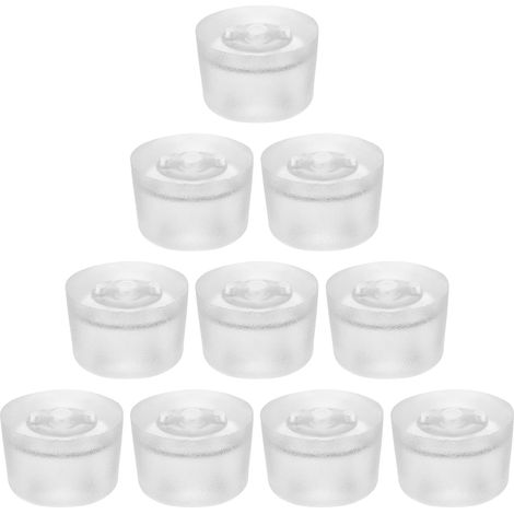 de protection ronds transparents antidérapants en silicone (1/5)