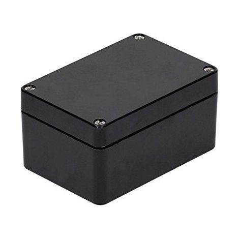 Boîtier RS PRO en PET, 190 x 75 x 55mm, Noir IP66 ( Prix pour 1 )