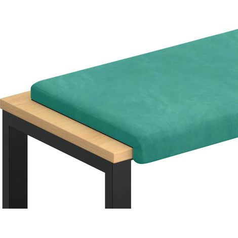 Bench Cushion Velvet Turquoise Depth 35 cm vidaXL (1/5)