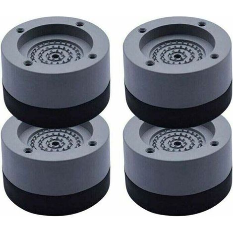 Almohadillas antivibración, almohadilla antivibración, pedestal estabilizador universal para lavadora y refrigerador.