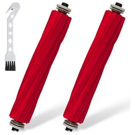 Lot de 3 Accessoires pour d'origine, Brosse Principale Séparable en Caoutchouc, Pièces de Rechange Brosses Compatible avec Roborock S7/S7 MaxV/S7 Maxv Ultra/S7 Max/S7 Pro Ultra/QV 35A/Q Revo/P10/P10S