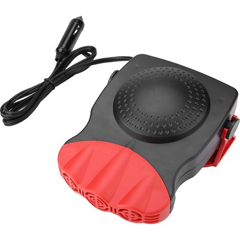 Souffleur Chauffant 12V 150W pour Pare-Brise Voiture, Débit d'Air Chaud et Froid, Céramique, Portable, Dégivrage Rapide, Ventilateur de Désembuage Auto (1/5)