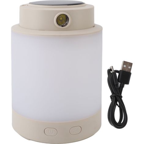 Lampe Solaire Camping - Modèle Portable Détachable avec Phare XPE, Batterie Grande Capacité, Résistante à l'Eau (1/4)