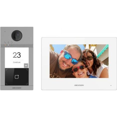 HIKVISION Kit Videocitofono IP DS-KIS604-S Full HD - DS-KIS604-S
