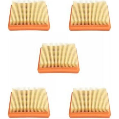 Paquet de 5, pièce de filtre à air 4180-141-0300 compatible avec de nombreux modèles de tondeuses à cordes Stihl pour FS89 FS91 FS111 FS131 4180 141 0300 (1/4)