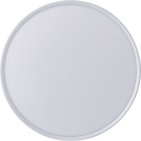 Plafonnier LED Rond 32W Extra-Plat CCT Ø400 mm, Lampe Superslim Sceneswitch 3 ambiances - Blanc (1/5)
