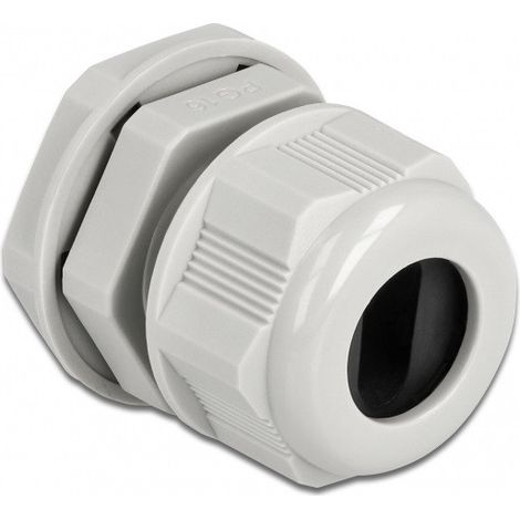 DELOCK KABELVERSCHRAUBUNG PG16 POUR FLACHCÂBLE GRIS 2 PIÈCE 60386
