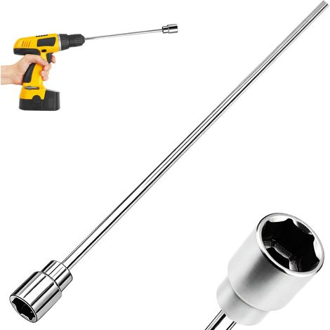 Manivelle de caravane pour visseuse sans fil, extension de 30 cm, manivelle avec écrou de 19 mm (1/5)