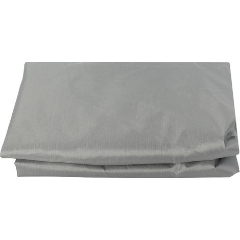 Housse imperméable pour barbecue, protection durable contre la pluie pour meubles de jardin (grise) (1/5)