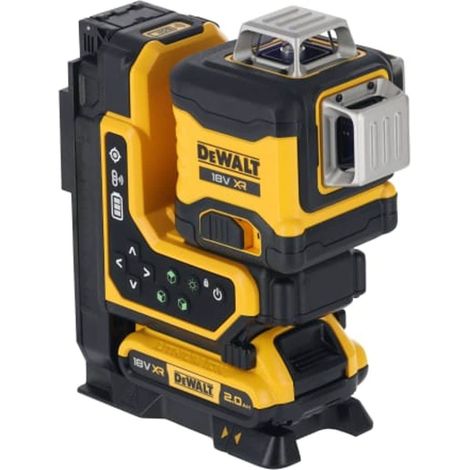 DEWALT Power Tools DCLE34035D1 3x360 Remote Control Green Laser 18V 1 x 2.0Ah Li-ion