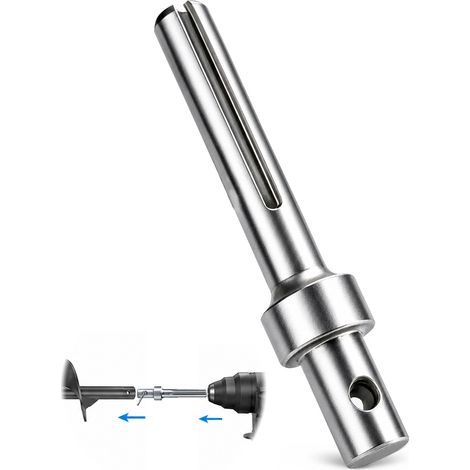 Adaptateur SDS Max Pour Tarière Bague Anti Enfoncement Pour Marteau Perforateur Lourd Tarière Supérieur à 10 cm Travaux Pieux et Cloture (1/5)