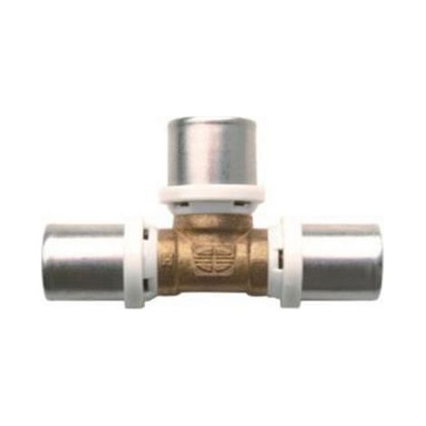 RACCORDO A TEE IBP A PRESSARE PER MULTISTRATO Misura: 16x16x16 -CONF