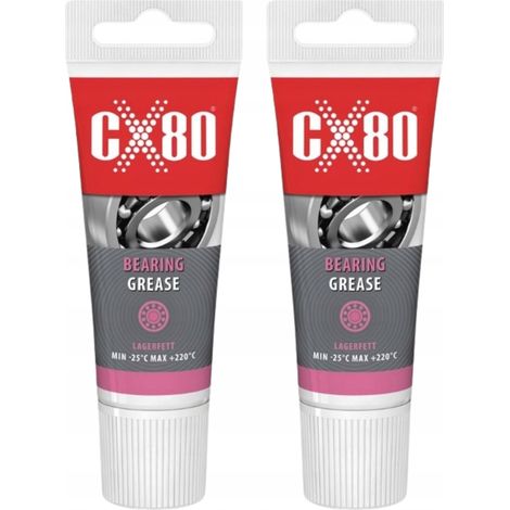 Grasa de litio CX80 para rodamientos de alta velocidad, 40 g x 2 unidades.