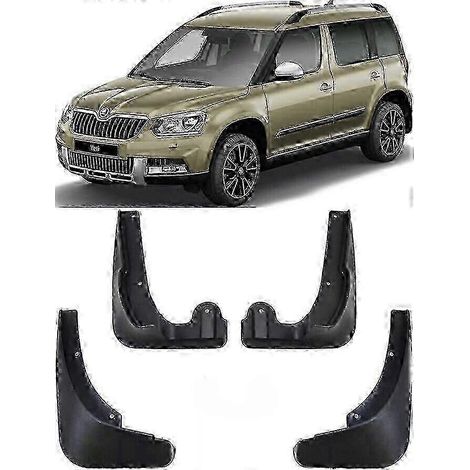 25-26 Bavettes de protection moulées d'origine pour Skoda Yeti Outdoor (2014-2018) (1/4)
