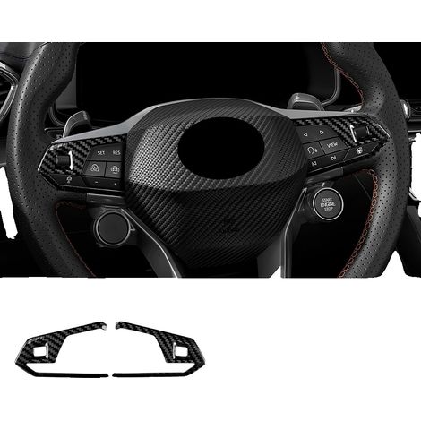 Modanature interne, materiale in fibra di carbonio, su misura per modelli Seat e Cupra, pulsante (1/2)