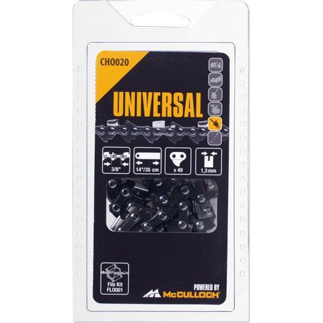 Universal by McCulloch Chaîne Low Profile Semi Chisel 3/8" CHO020 - 00057-76.151.20
