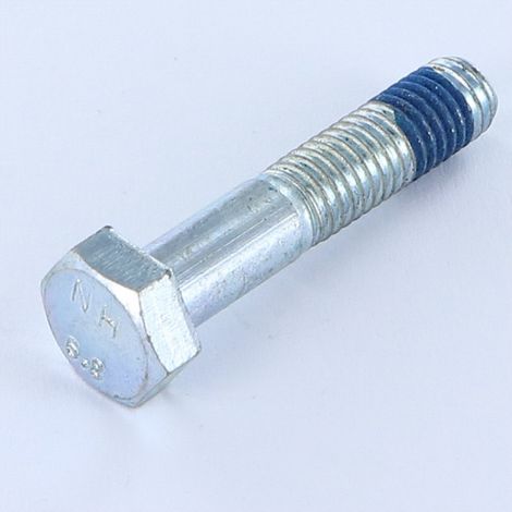 Corps de boulon filetage partiel Tête hexagonale TH M8X40 Classe 6.8 Acier zingué Frein filet-1 pièce