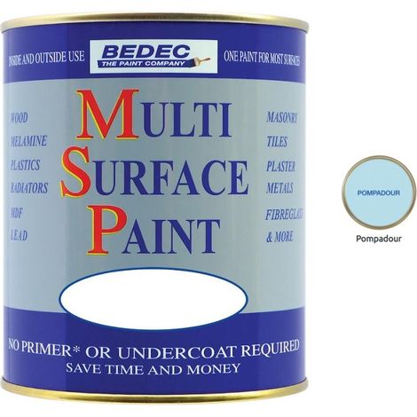 Bedec Multi Surface Paint - Gloss - Pompadour - 750ml