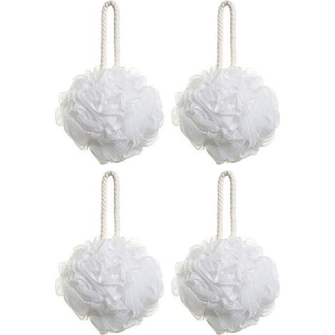 Boule De Douche - 60 G - Structure Réticulée Dense - Idéal Pour Produire Du Mousse - Lot De 4 (1/5)