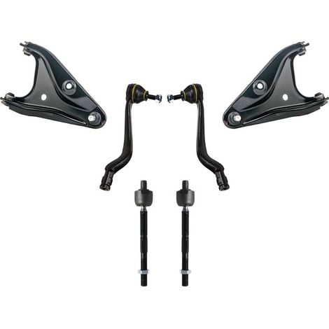 KIT BRACCIO OSCILLANTE 6 PEZZI COMPATIBILE CON DACIA LODGY (JS) 1.5 Blue dCi 95 (JSJL, / Kit Sospensione Completo OE/OEM / Bracci Oscillanti + Testine Sterzo / Sostituzione Diretta OEM
