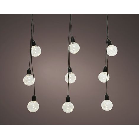 Guirnalda bombillas para exterior forma de globo ip44 3m 12 leds (1/2)