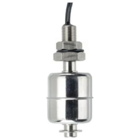 Capteur de niveau à flotteur RS PRO, Montage sur câble, sortie NO, en Acier inoxydable, câble 1m ( Prix pour 1 )