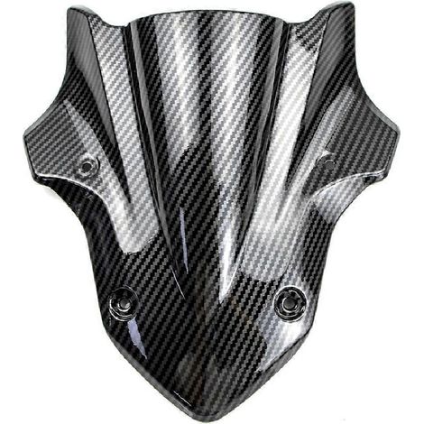 Doppelkuppel-Windschutzscheibe für Kawasaki Z900 Motorrad (2017-2018), Carbonfaser-Optik (1/5)