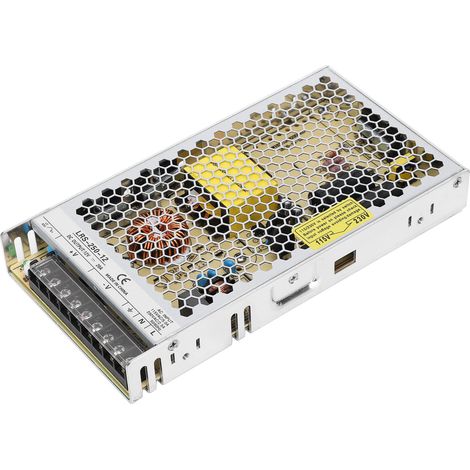 Alimentation LED 250W 12V BERM® Certifiée Médicale, Transformateur AC-DC LRS-250-12, Convertisseur de Tension Stable pour Équipements Médicaux, Source de Courant Fiable (1/5)