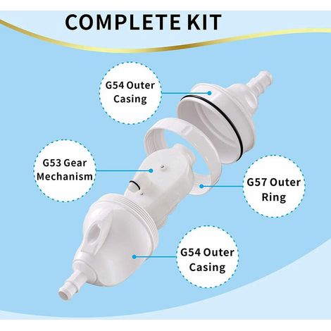 Vanne de recul Adaptable G52 Haute Qualité pour Polaris 280 180 380 480 3900 Marche arrière pour Robot Nettoyeur de Piscine (1/4)