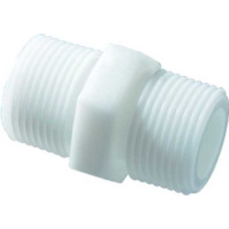 Machón ¼”M x ¼”M ATH — Conector Roscado Tipo JACO para Osmosis Inversa