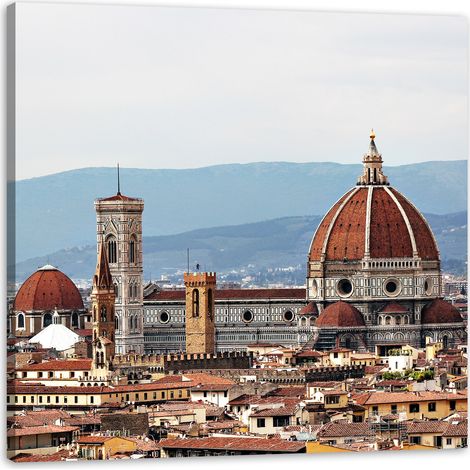 Leinwanddruck Architektur von Florenz 40x40 cm